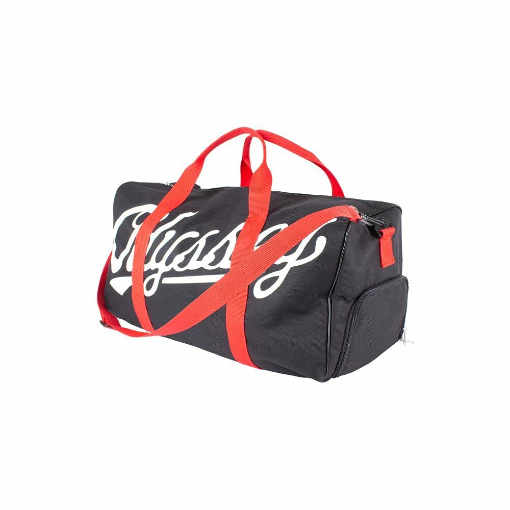 ODYSSEY Slugger Duffle Bag - Black/Red - Large Sports Gym Bag for Baseball, Basketball & Travel - Perfect for Workouts, Team Sports & Weekend Getaways