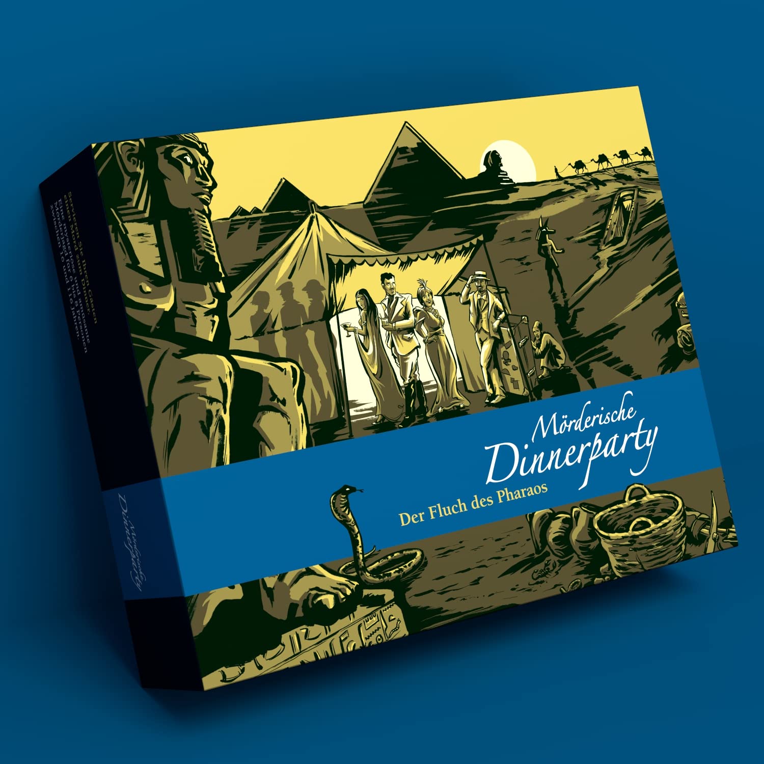 Murder Mystery Dinner Party Game - The Curse of the Pharaoh - Crime Solving Game for 6-8 Players | Exciting Adult Party Game | Perfect for Themed Nights & Social Gatherings