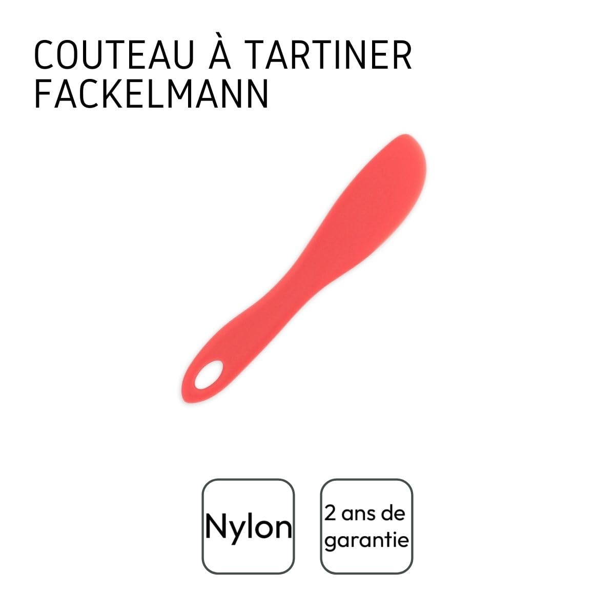 Red Nylon Spreading Spatula - 6.8