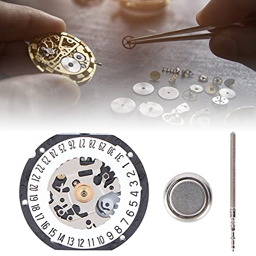 VX12 Automatic Watch Movement - Quartz Mechanical Watch Repair Parts with Three Hands - Replacement Accessories for DIY Watch Repair & Maintenance | Perfect for Watchmakers, Hobbyists & Enthusiasts