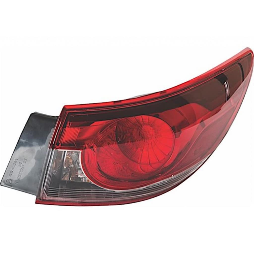 2014-2017 Mazda 6 Sedan Passenger Side Tail Light Assembly - CAPA Certified Replacement (Part #MA2805113/GJR951150A) | Perfect for Night Driving Safety & Vehicle Restoration Projects