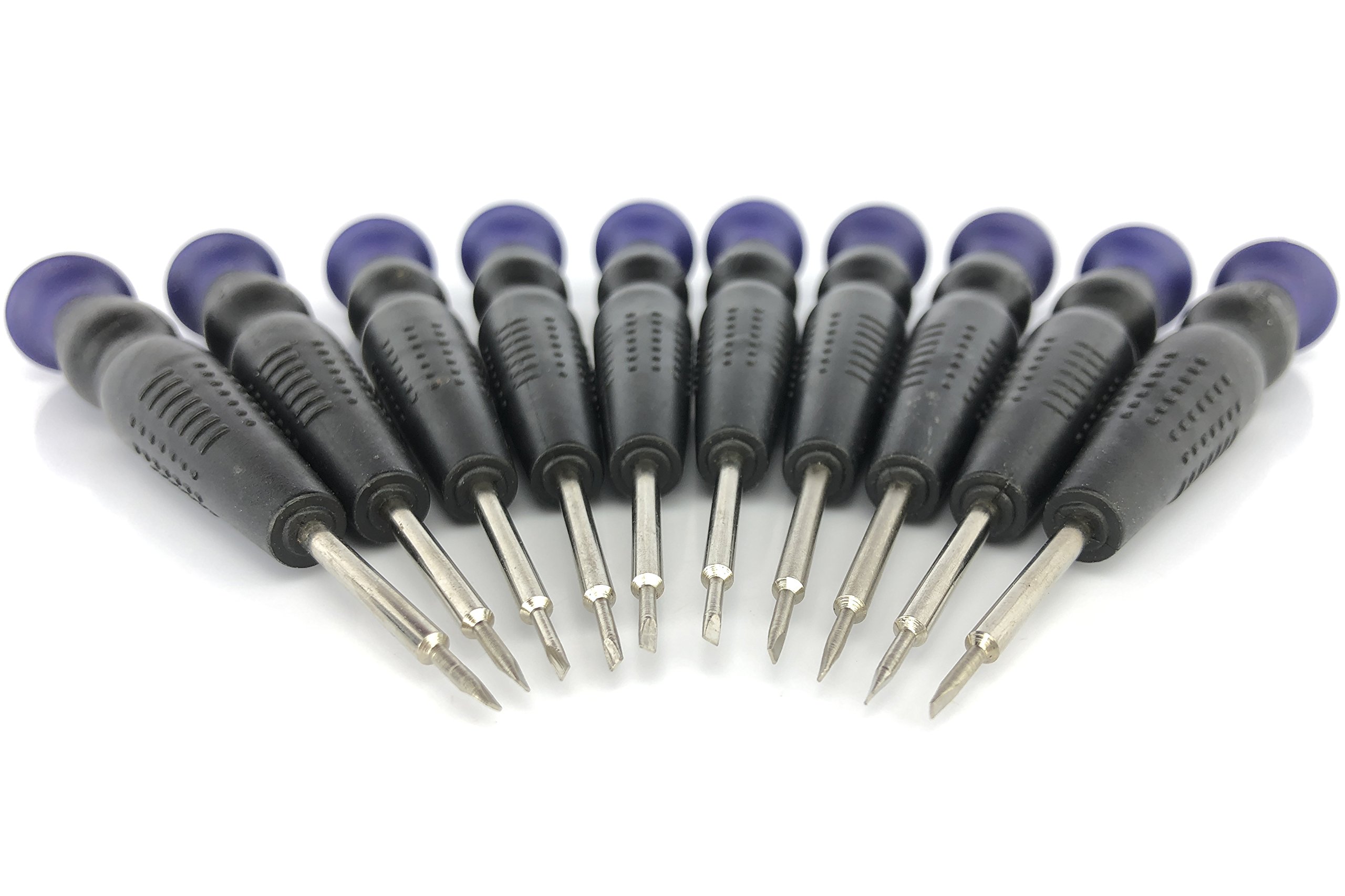 Silverhill Flathead Screwdriver 10-Pack - Precision Tools for Electronics & DIY