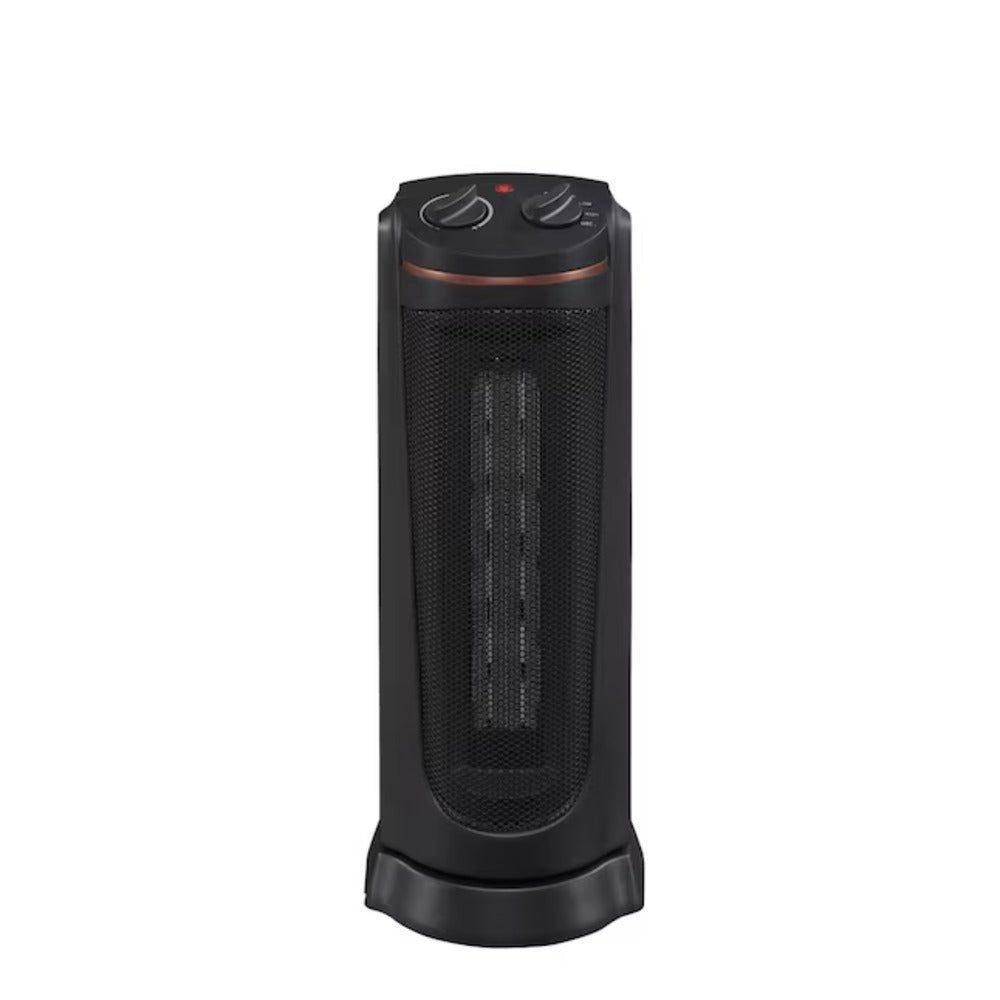 1500W Ceramic Tower Space Heater with Thermostat - Indoor Electric Heater for Home, Office & Bedroom - Fast Heating & Energy Efficient