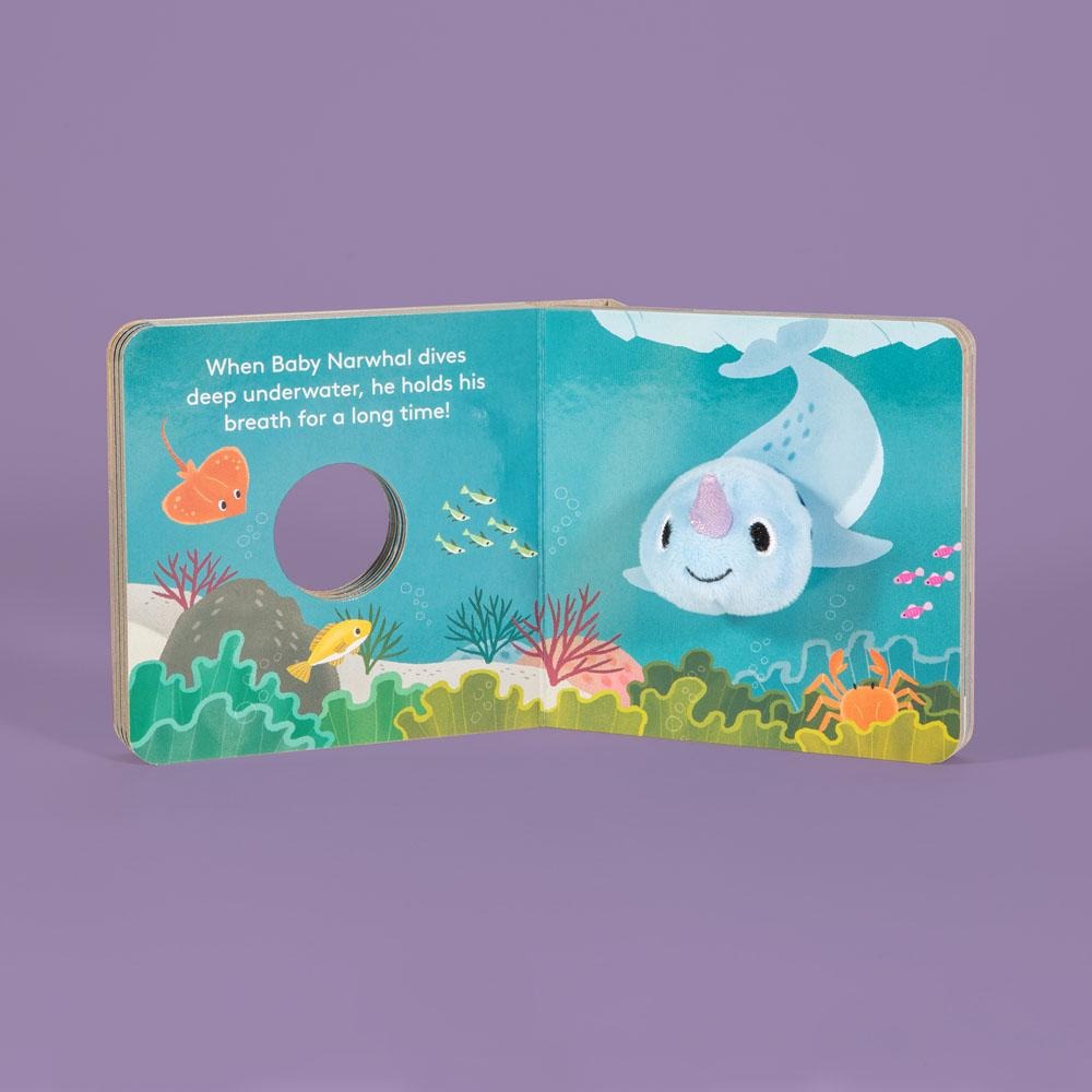 Baby Narwhal Finger Puppet Board Book - Interactive Storytime Fun for Toddlers & Preschoolers | Perfect for Bedtime, Playtime & Early Learning