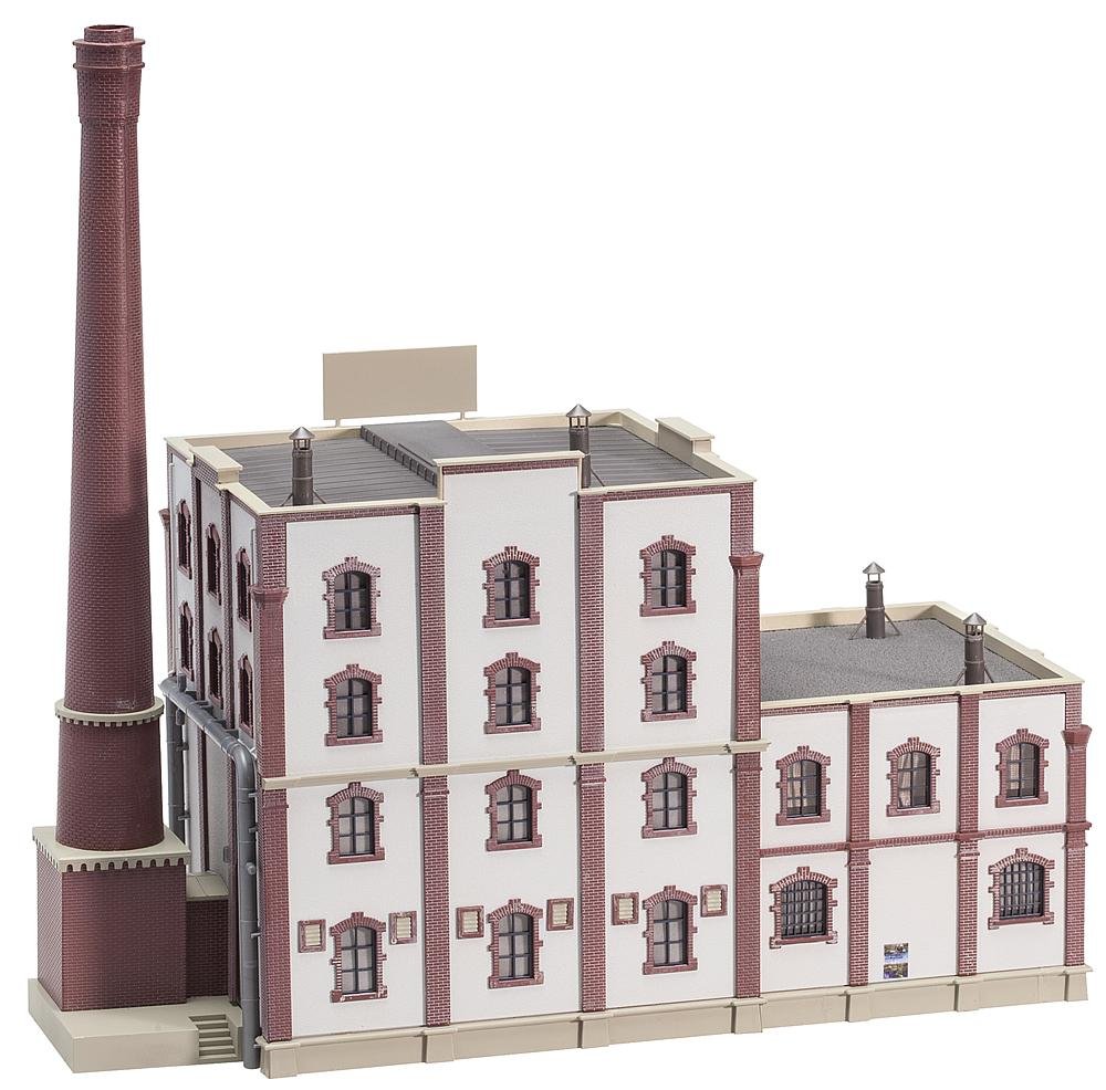 Riedmuller Weaving Mill HO Scale Model Train Building - Detailed 1:87 Scale Miniature for Model Railroad Layouts | Perfect for Historical Scenes, Industrial Dioramas & Train Set Displays