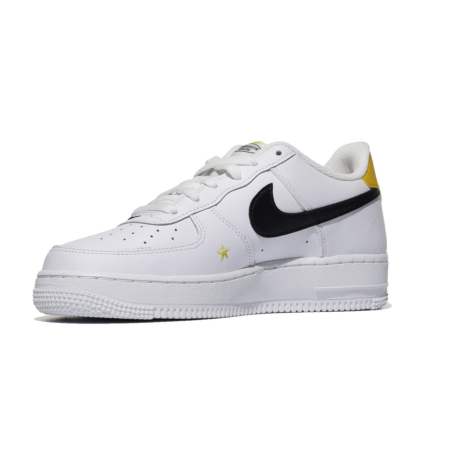 Nike Air Force 1 LV8 Big Kids' Sneakers - Boys' Athletic Shoes for Basketball, Casual Wear & School (White/Black)