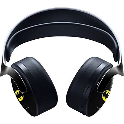 Official DC Comics Batman 1989 Movie Logo PS5 Pulse 3D Wireless Headset Skin - Custom Decal Sticker for Gaming Accessories | Perfect for PS5 Gamers & Batman Fans