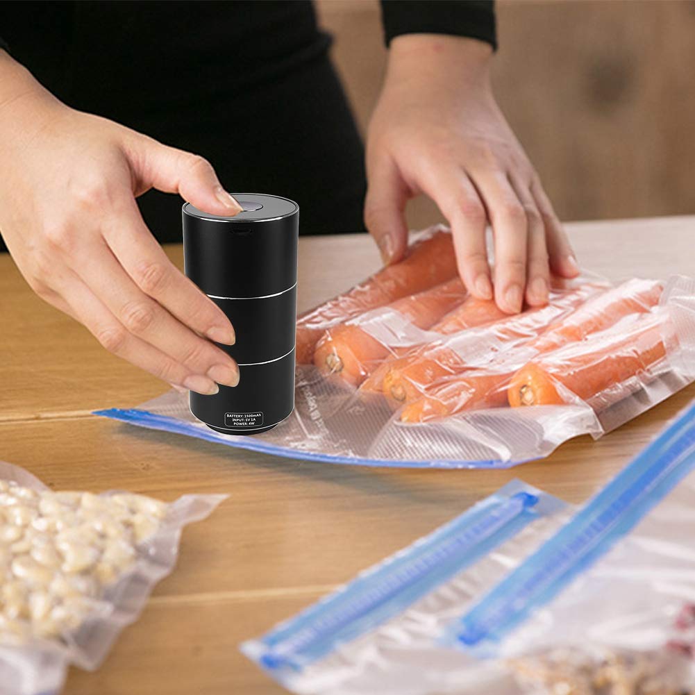 Dioche Electric Vacuum Pump for Storage Bags - Portable Automatic Compression Machine for Travel & Home Use | Space Saving Vacuum Sealer for Clothes, Blankets & Travel Luggage | Perfect for Moving, Closet Organization & Camping Trips