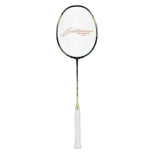 Li Ning Axforce 100 Black/Gold Badminton Racket - Prestrung Professional Badminton Racquet for Advanced Players | Perfect for Tournaments & Training | Made in China