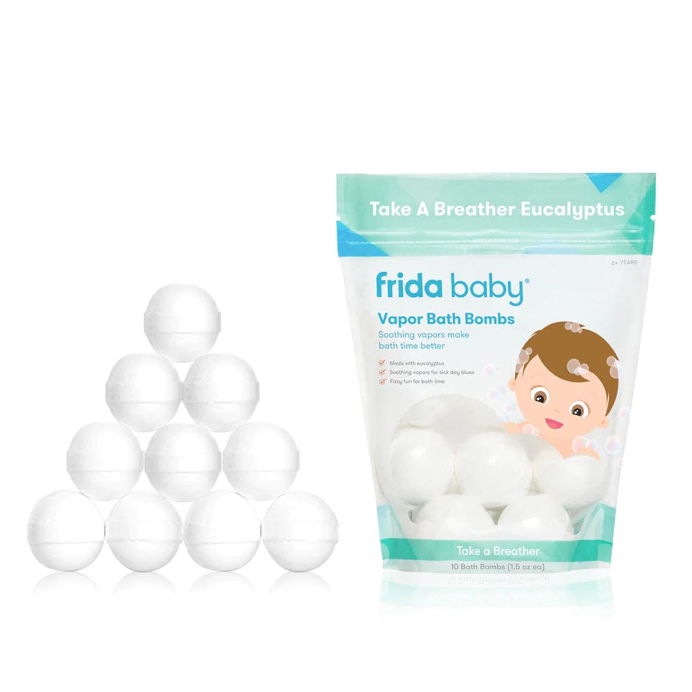 Fridababy BreatheFrida Vapor Bath Bombs - Soothing Baby Bath for Congestion Relief | Perfect for Cold & Flu Season
