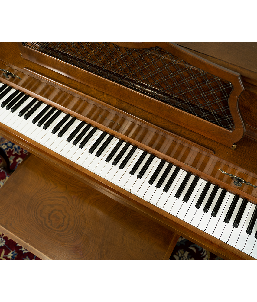 Vintage 1981 Kawai 43 802 F Walnut Upright Piano - Serial K1274152 | Used | Perfect for Home, Studio & Music Education