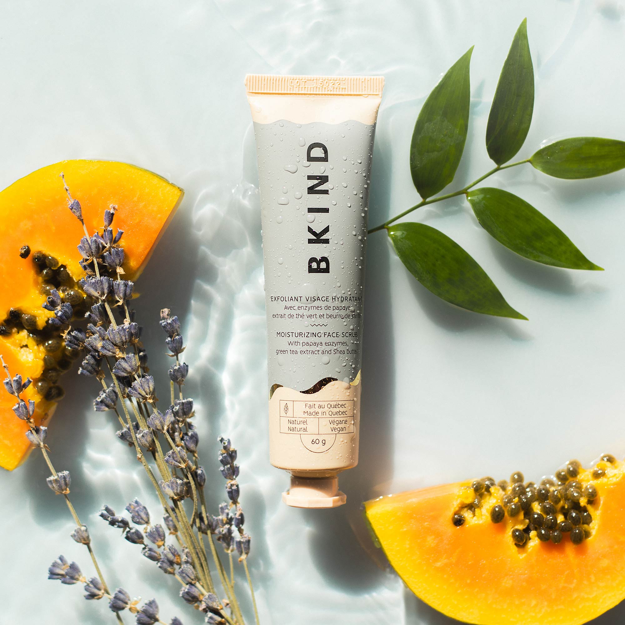 Exfoliating Face Scrub with Papaya Enzymes & Green Tea Extract - Deep Cleansing & Moisturizing for Glowing Skin - Perfect for Daily Skincare Routine & Acne-Prone Skin