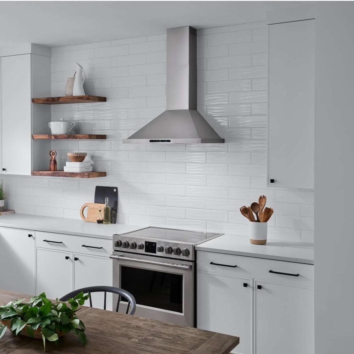 Broan Elite EWP1 Series Stainless Steel Chimney Range Hood - 30