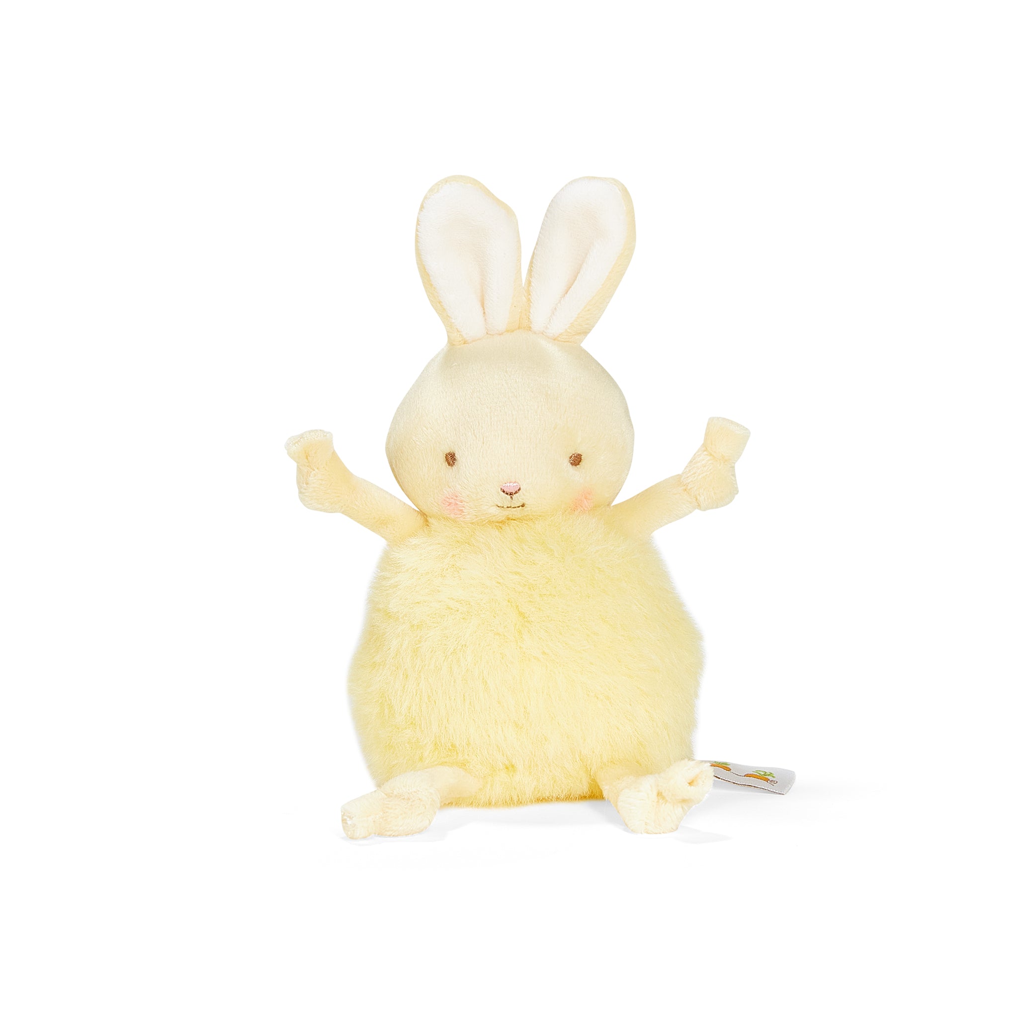 Roly Poly Bunny Lemongrass Aromatherapy Stuffed Animal - Cute Tumbler Toy for Kids & Home Decor | Perfect for Stress Relief, Nursery Decor, and Playtime Fun