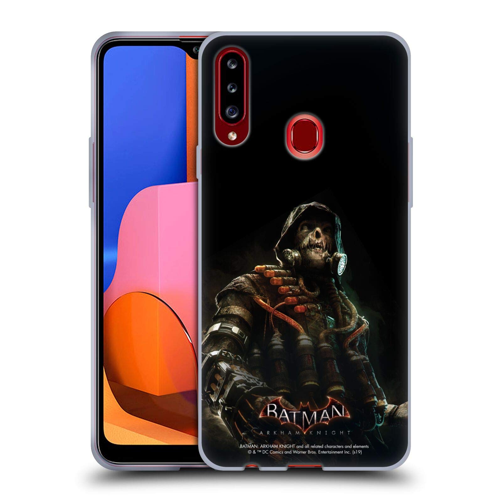 Official Batman Arkham Knight Scarecrow Soft Gel Case for Samsung Galaxy A20s (2019) - Durable Protection & Stylish Design for Gaming Fans & Everyday Use