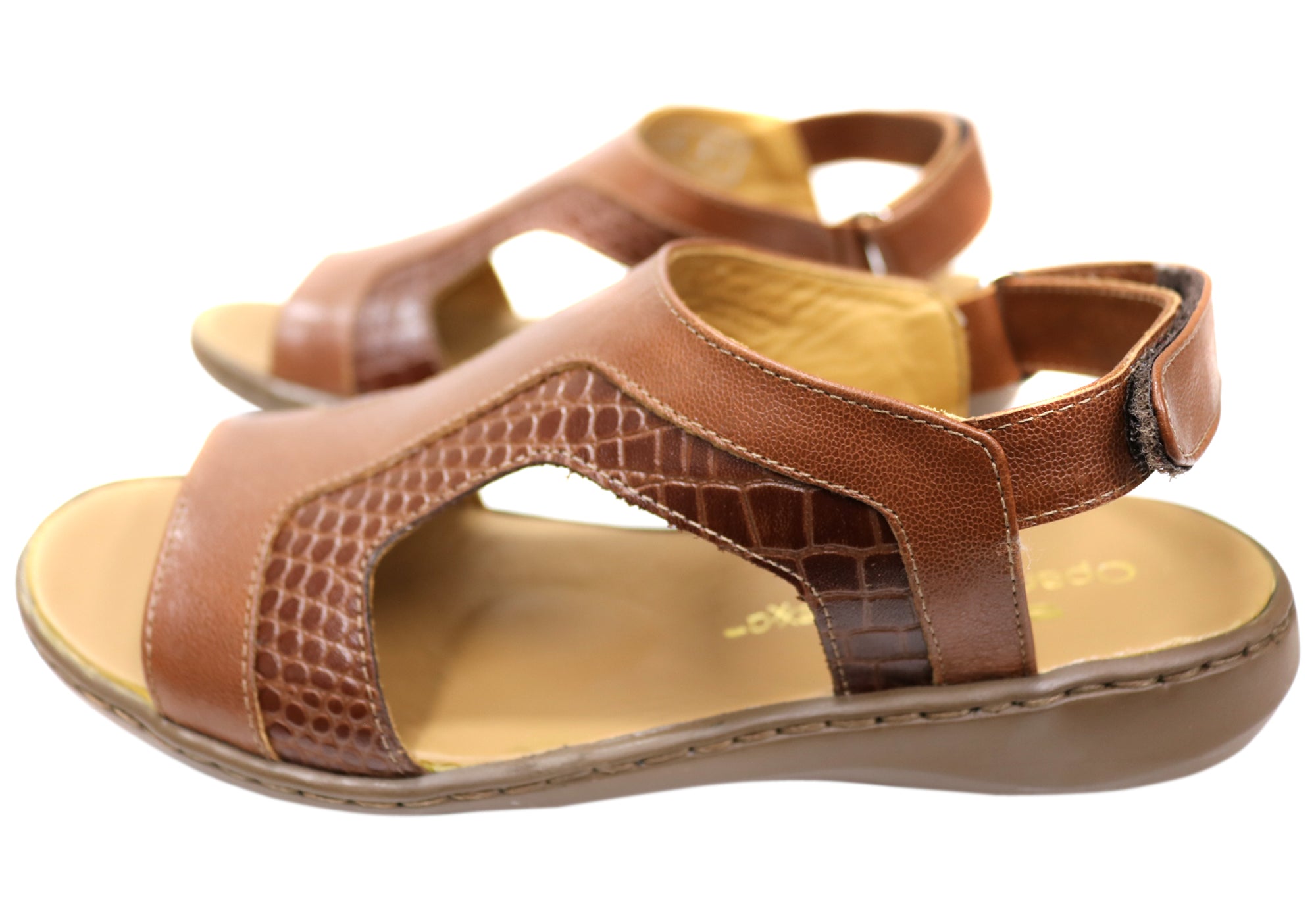 Opananken Dallas Women's Comfortable Brazilian Leather Sandals - Stylish & Supportive Summer Sandals for Walking, Travel & Beach Vacations