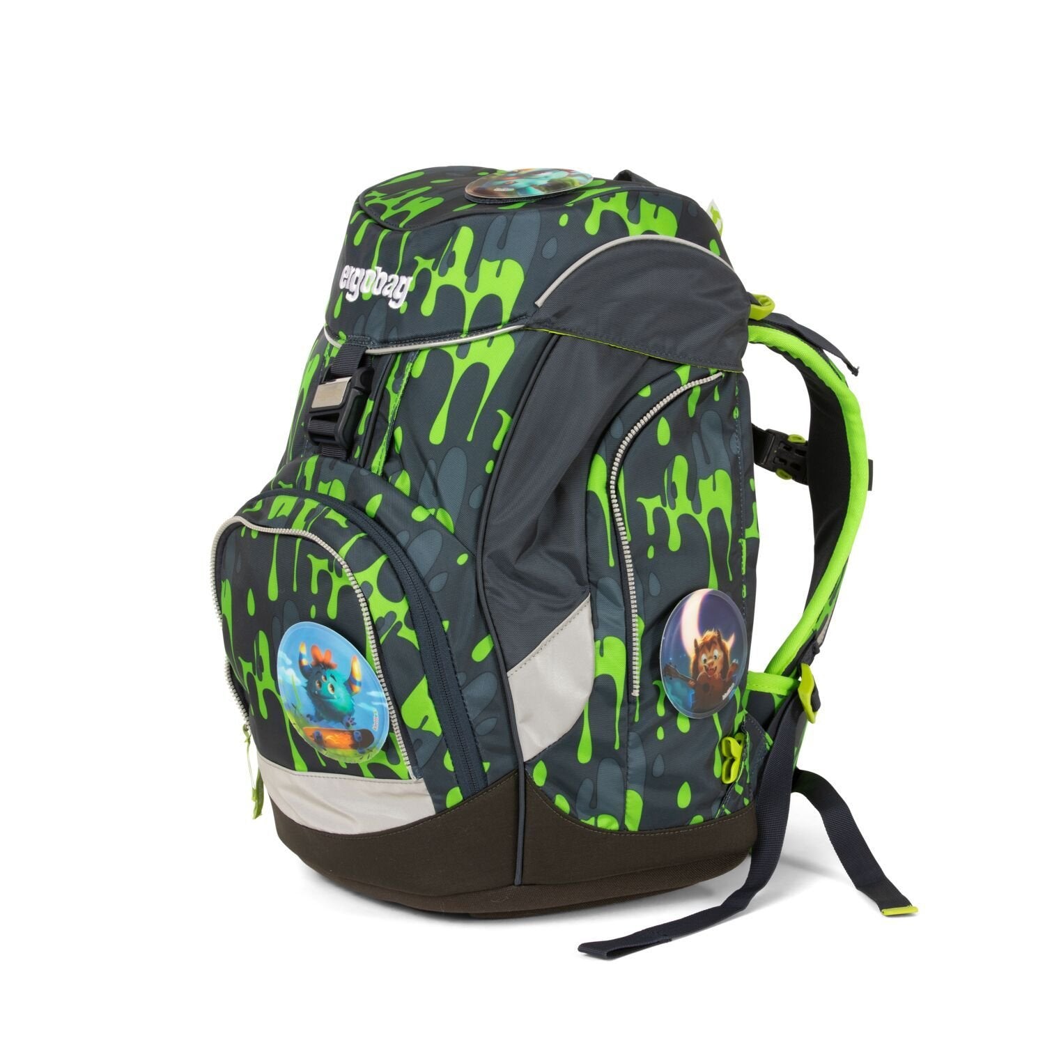 Ergobag School Backpack Set - 6 Piece Kids Backpack with Pencil Case & Accessories for Boys & Girls | Perfect for Elementary Students, Daycare & Travel