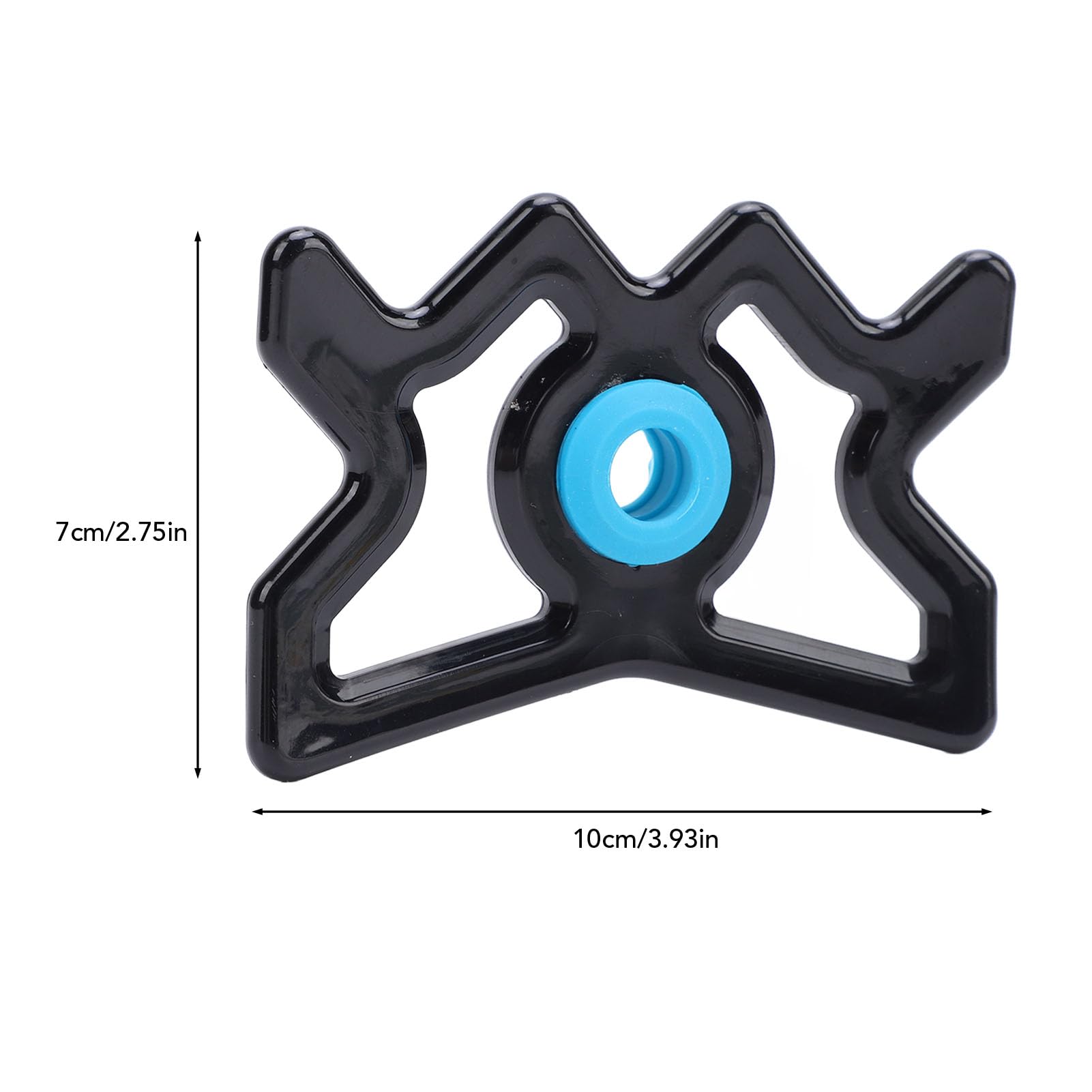 Fockety Pool Billiard Cue Bridge Head - Sturdy Plastic Adjustable Height Non-Slip Bridge Head for Pool Cues - Easy Install & Remove - Perfect for Bars, Game Rooms, and Home Pool Tables
