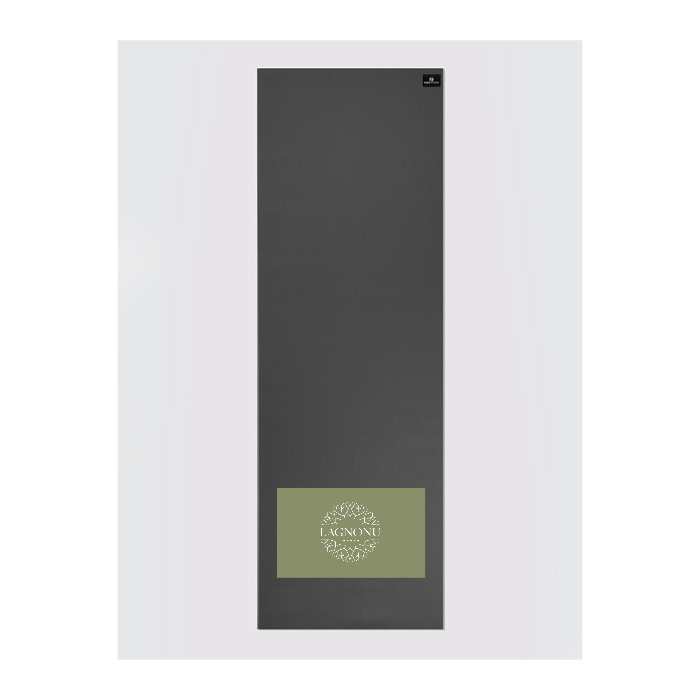 Custom Personalized Yoga Mat 6mm Thick - Premium Non-Slip Exercise Mat with Your Own Design in Graphite Grey - Perfect for Home Workouts, Yoga Studios & Fitness Classes