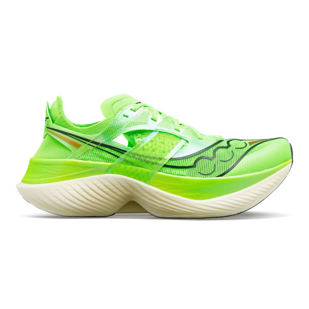Saucony Men's Endorphin Elite Running Shoes - Lightweight Carbon Fiber Racing Sneakers for Marathon & Road Running | Perfect for Competitive Runners & Speed Training