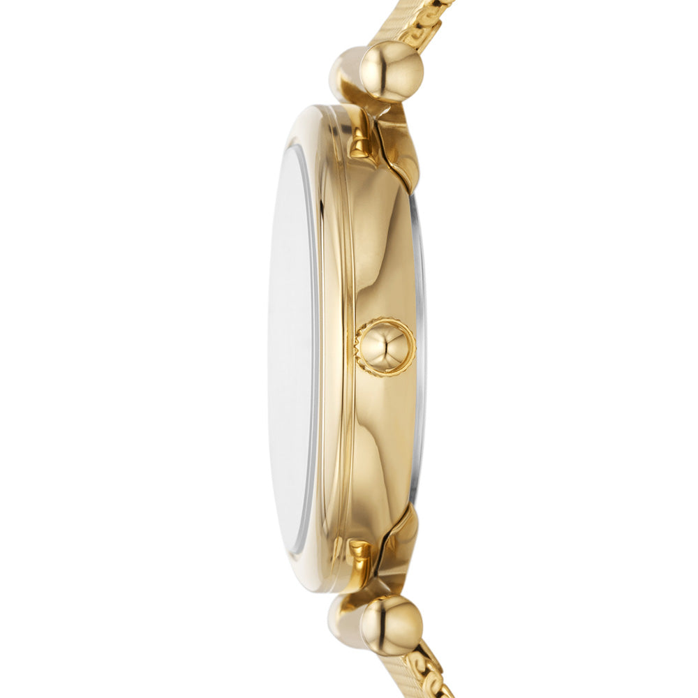 Fossil Carlie ES5251SET Women's Watch & Bracelet Gift Set - Elegant Stainless Steel Design for Everyday Wear & Special Occasions