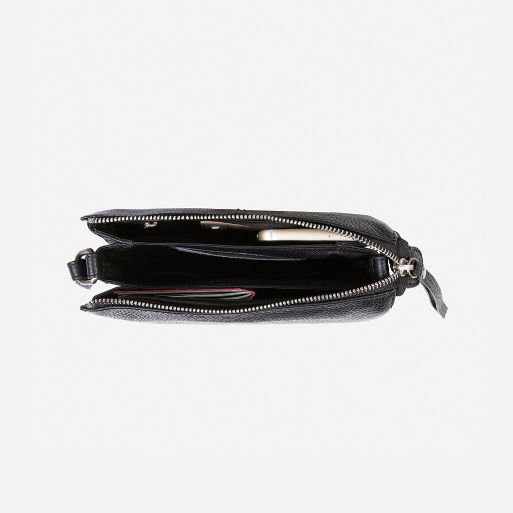 Stylish Jekyll & Hide Osaka Slim Leather Crossbody Bag for Women - Black | Perfect for Work, Travel & Everyday Use