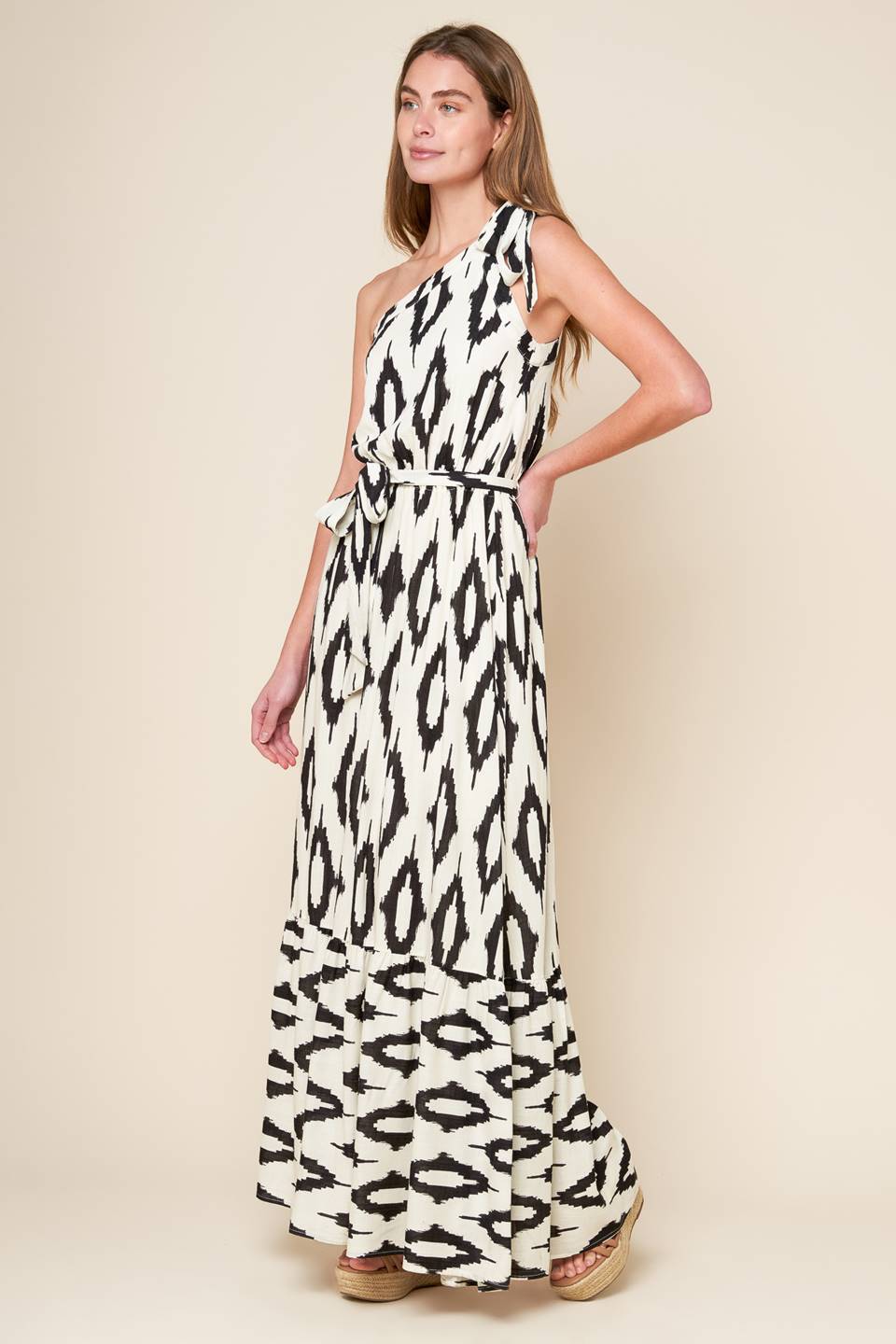 Perfect Sensation Woven Maxi Dress - Flowy Summer Beach Dress for Women, Boho Chic Long Dress for Vacations, Parties & Date Nights