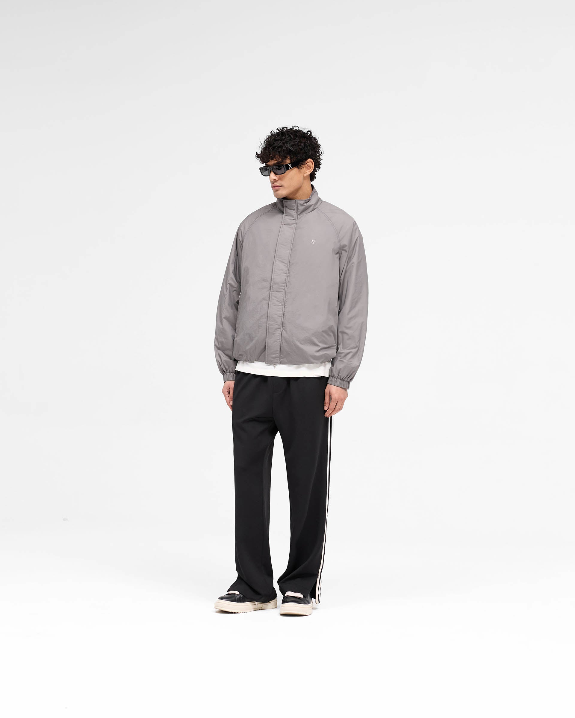 Stylish Funnel Neck Jacket in Stone Color - Perfect for Outdoor Adventures & Casual Wear