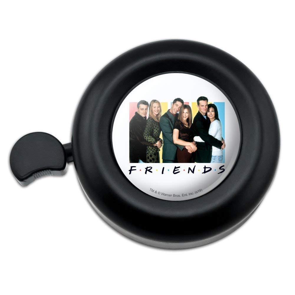 Friends TV Show Themed Bicycle Handlebar Bike Bell - Fun & Loud Bike Accessory for Cycling Enthusiasts - Perfect for Commuting, Urban Riding & Gifts