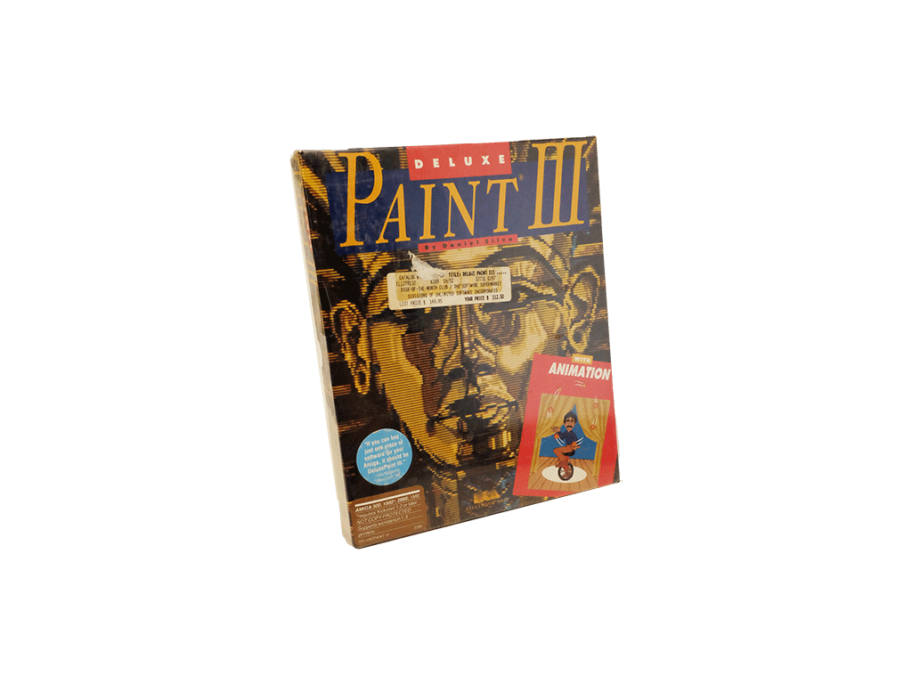 Deluxe Paint III Video Game Software for Amiga 500 & 1000 Commodore - Brand New Sealed in Plastic | Perfect for Retro Gaming & Digital Art Creation