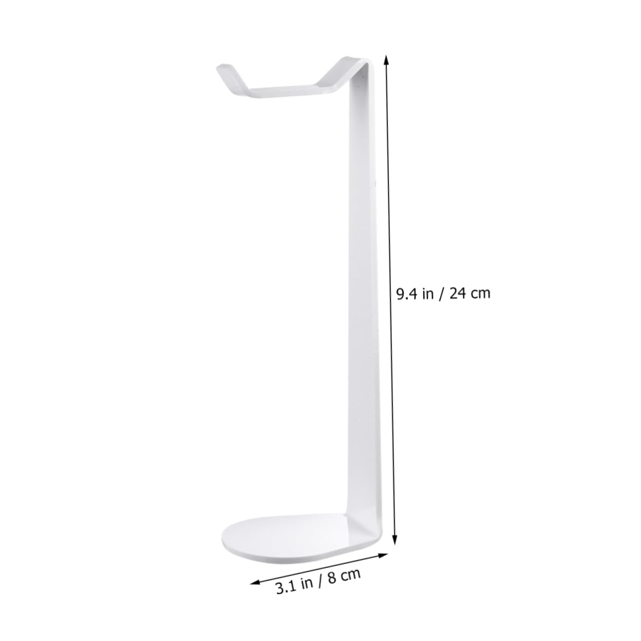 IMIKEYA Headphone Stand - Adjustable Gaming Headset Holder with Non-Slip Base, Earphone Display Rack for Desk Organization - Perfect for Gamers, Streamers & Office Workspaces