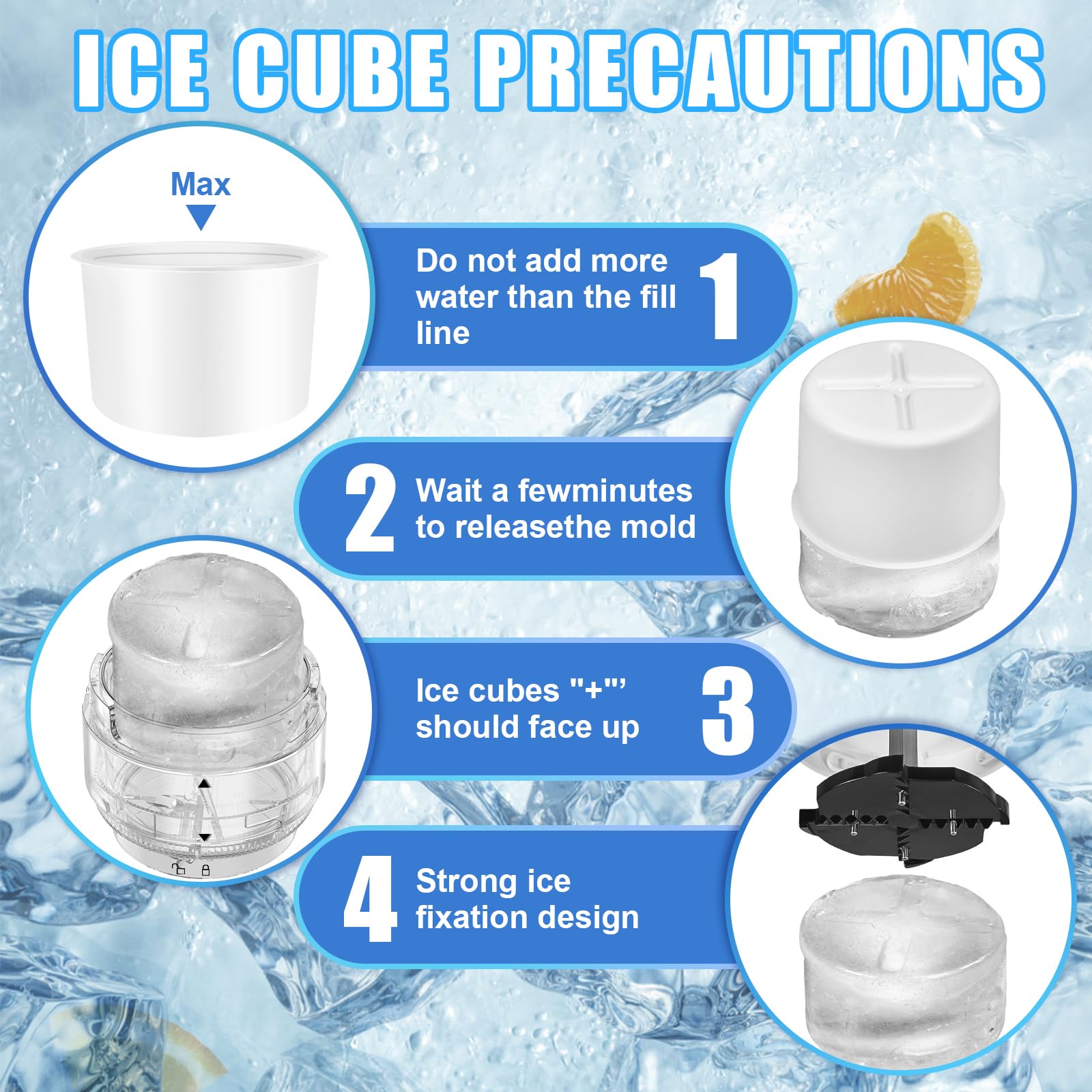 KitchenAid Stand Mixer Ice Shaver Attachment with 8 Ice Molds - Coarse & Fine Blades for Snow Cones, Shaved Ice & Frozen Treats - Perfect for Summer Parties, Dessert Bars & Home Snacking
