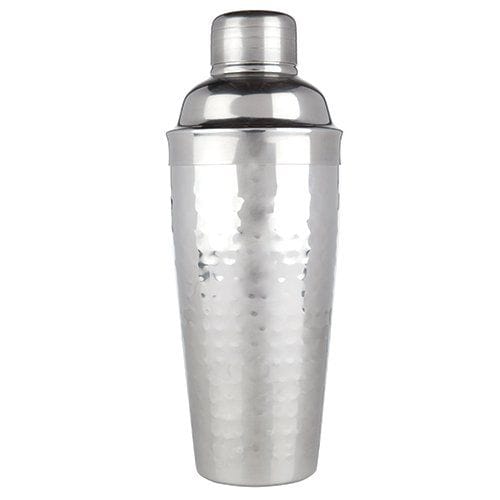 Premium Stainless Steel Hammered Cocktail Shaker Set - Bar Mixing Tool for Margaritas, Martinis & Cocktails - Perfect for Home Bars, Parties & Professional Bartenders