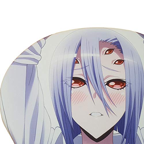 Rachnera Arachnera 3D Anime Gaming Mouse Pad with Ergonomic Wrist Rest - Non-Slip Rubber Base, 2-Way Skin Design (MK0012) for PC, Laptop, Office & Gaming Setup