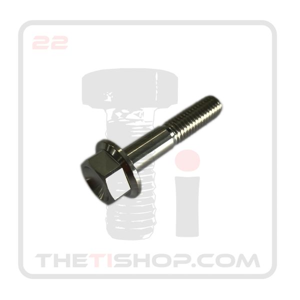 Stainless Steel M8 x 1.25 x 40mm Ti Flanged Hex Bolts - Corrosion Resistant Fasteners for Automotive, Marine & Industrial Applications