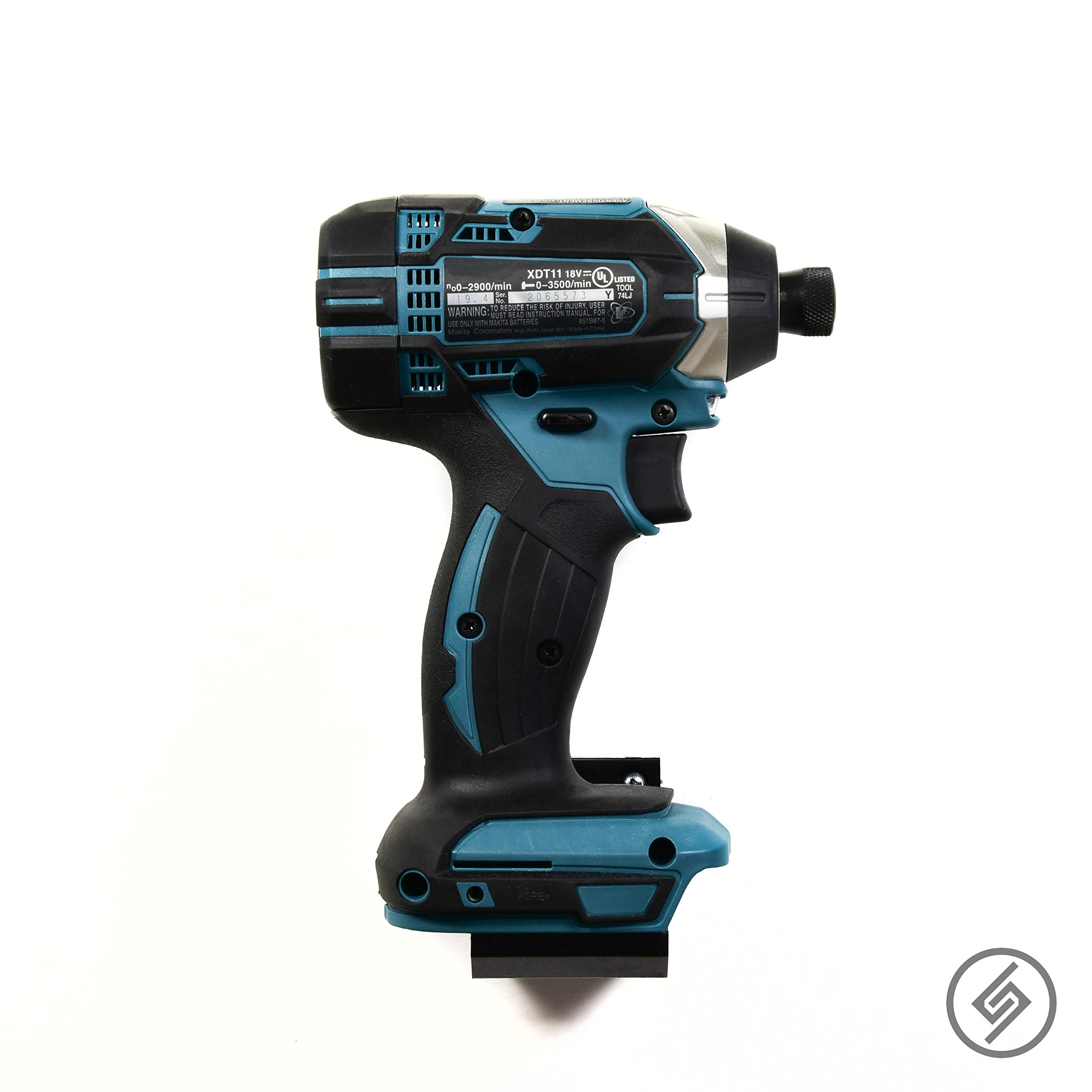 Spartan Mounts for Makita 12V Tools - Wall Mounted Hook Holder for Power Tool Storage | Strong Low Profile Bracket for Garage & Workshop Organization | Perfect for DIY Craft Room & Home Improvement Projects | Easy Access Tool Display System