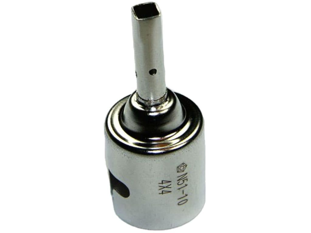 Hakko N51-10 BGA Hot Air Nozzle 4x4mm for Soldering Desoldering SMD Components - Perfect for PCB Repair and Electronics Rework