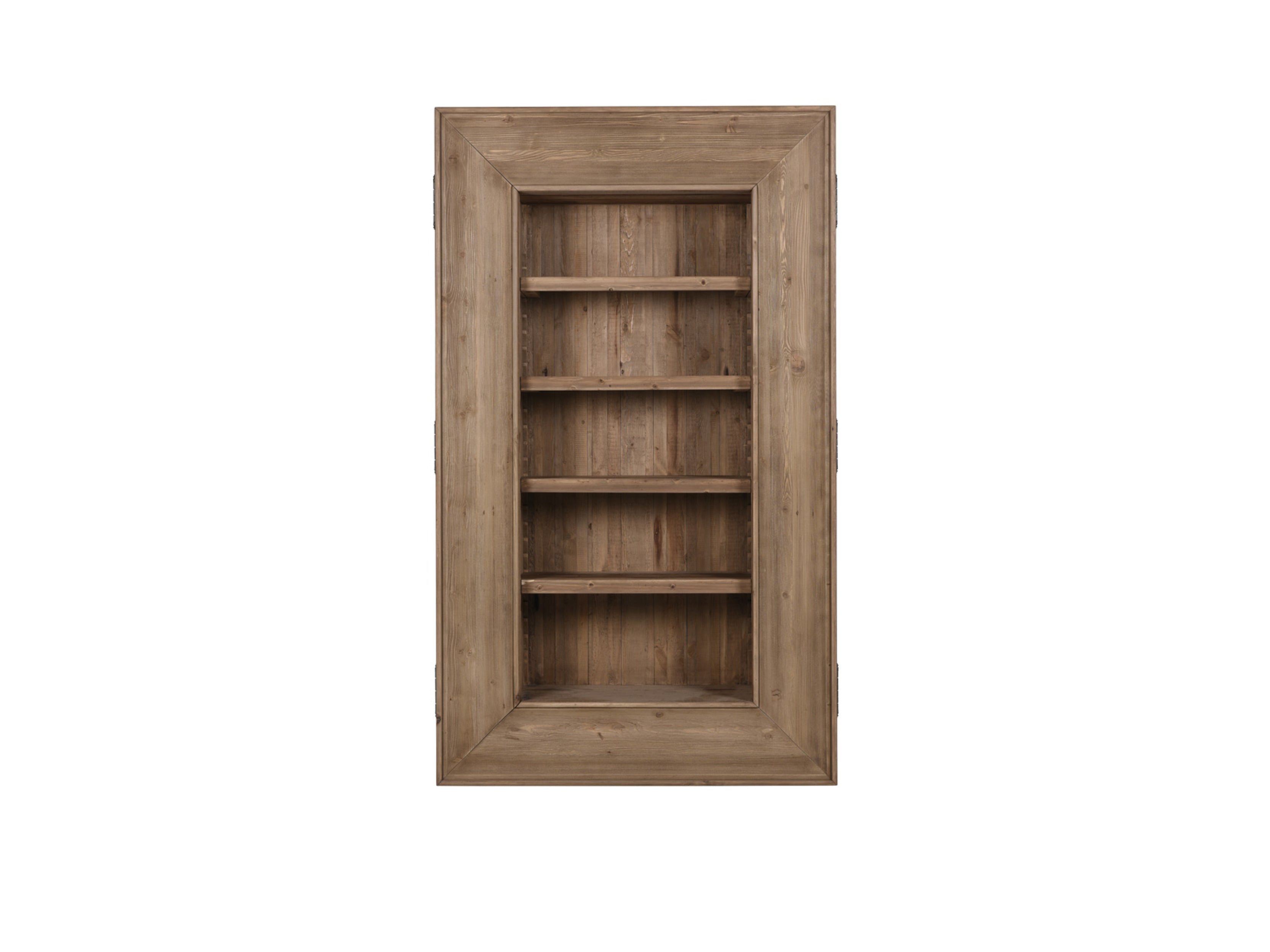 Modern Ridge Bookcase - Sturdy Wooden Bookshelf for Home & Office - Perfect for Living Room, Bedroom, and Study Organization