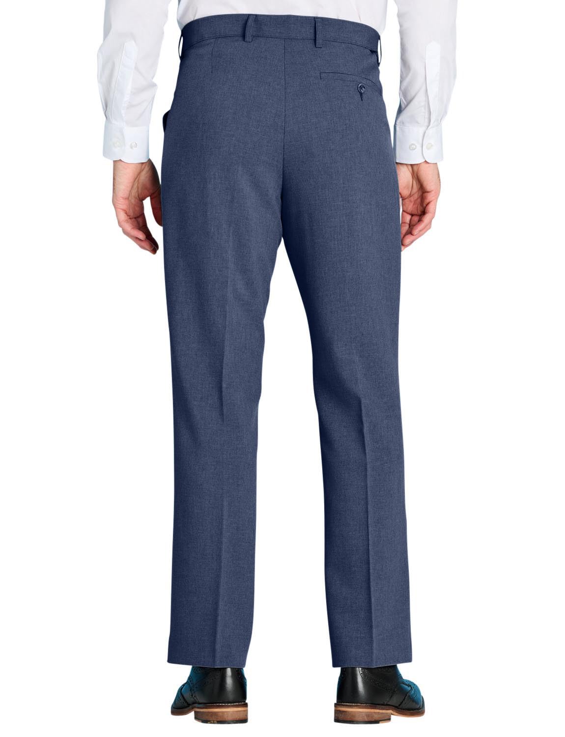 Stylish Men's Frogmouth Pocket Formal Pants - Comfortable & Versatile Office Wear for Business, Weddings & Special Occasions