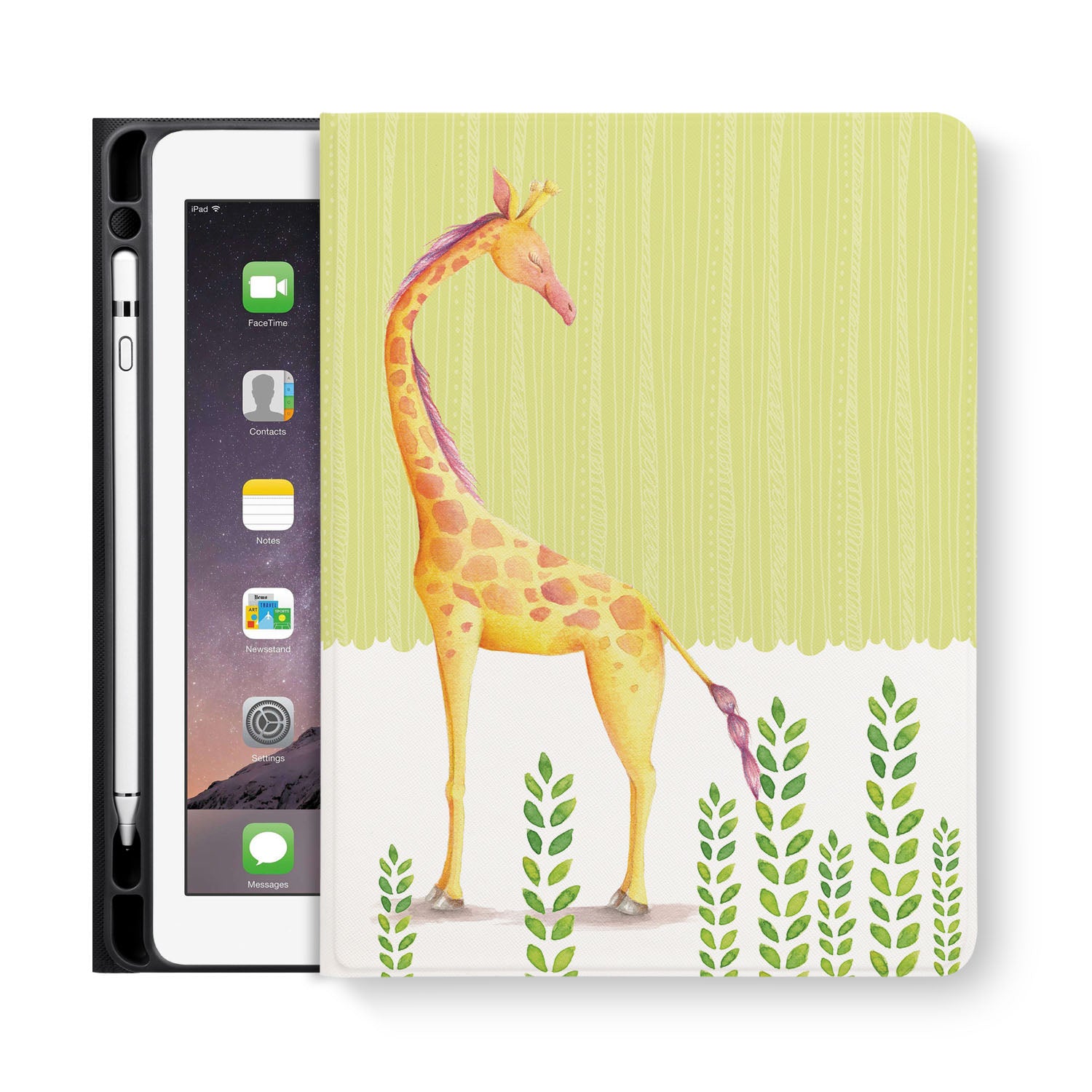 Premium iPad Folio Case with Adorable Animal Design - Slim Protective Cover for iPad 6/7/8/9/10 (10.2 Inch) | Perfect for Work, School & Travel Accessories