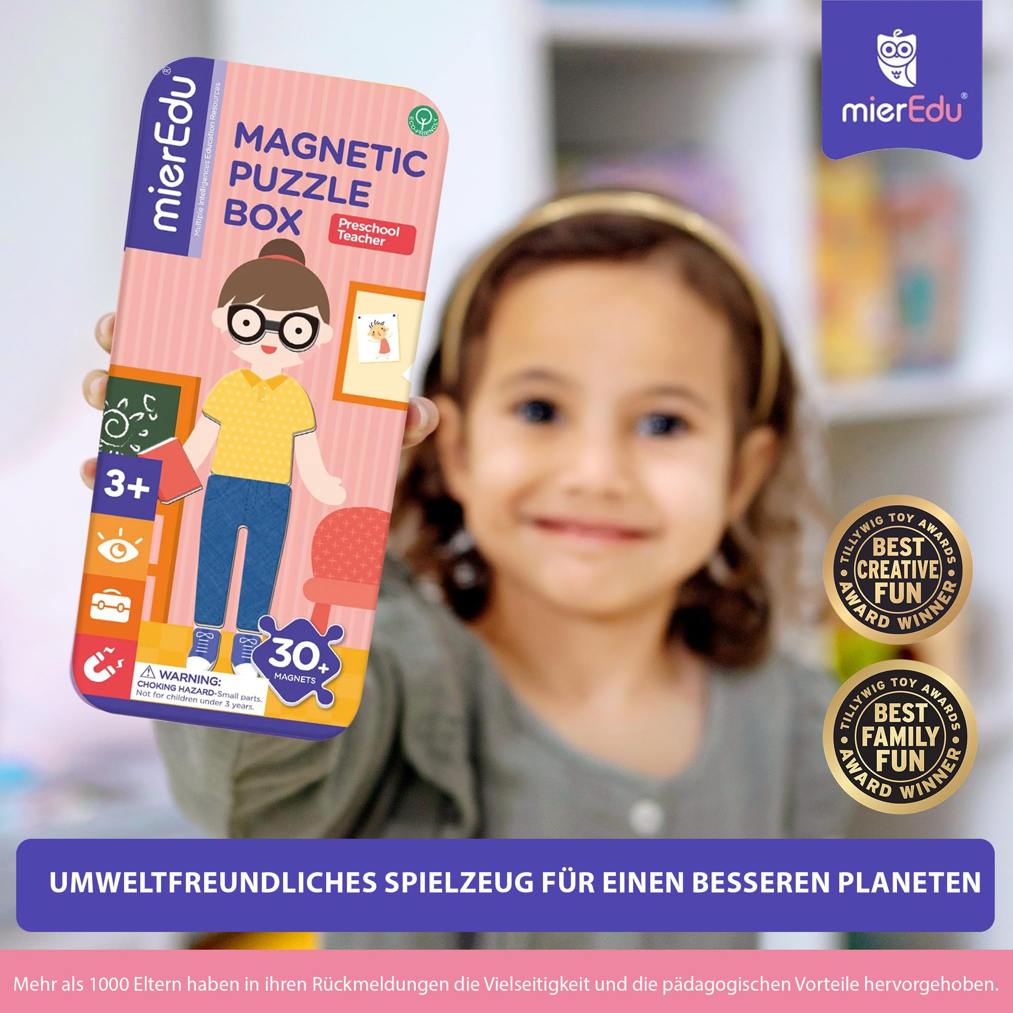 Magnetic Puzzle Box for Preschool Teachers - Fun Learning Activity