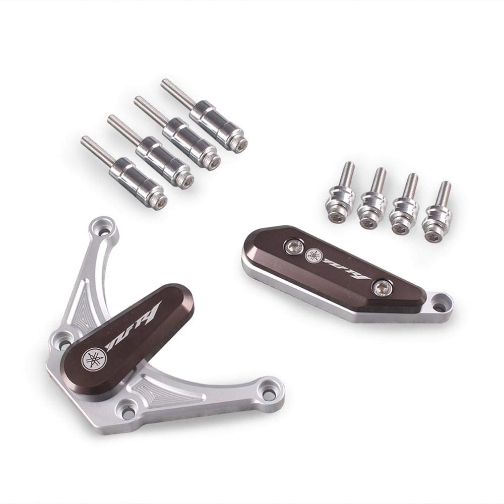 Yamaha YZF R1 2009-2014 Motorcycle Lower Engine Cover Guard Frame Slider Cap - Coffee Color | Impact Protection for Racing & Street Riding | Perfect for Track Days & Commuting