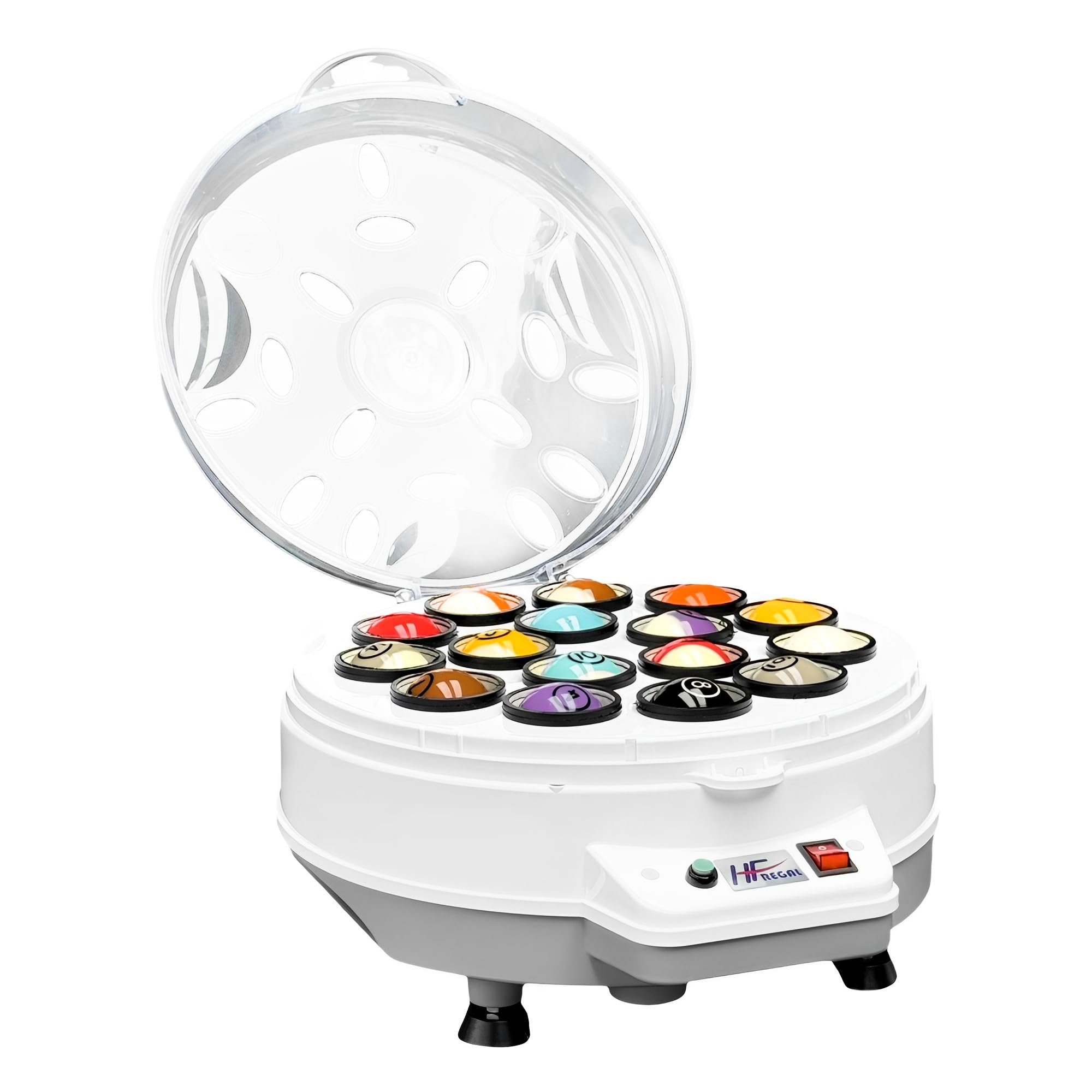 Automatic Pool Ball Cleaner Machine - Electronic Billiard Ball Polisher & Washer for 16 Balls (Snooker & Pool) - Perfect for Home Game Rooms, Bars & Professional Billiard Clubs