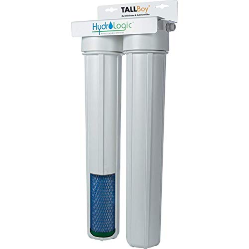 HydroLogic TALLBoy Dechlorinator & Sediment Filter HL 31050 - Hydroponic Water Filtration System for Gardening | Removes Chlorine & Sediment | Perfect for Indoor Hydroponics, Greenhouses & Organic Farming