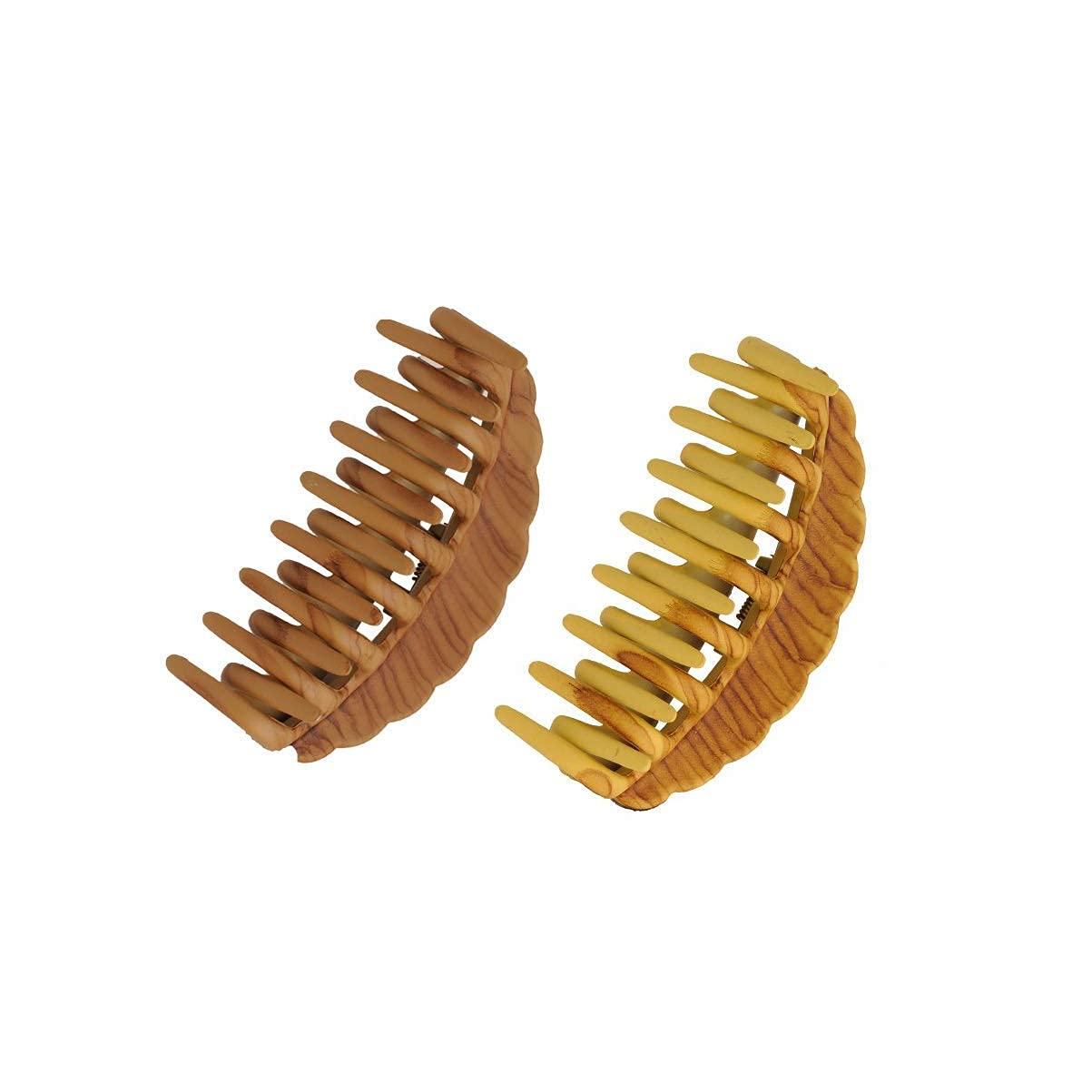 imioxo Large Butterfly Hair Claw Clips for Women & Girls - 2 Pack Hair Clutcher Clips for Ponytails, Buns & Updos - Strong Hold Hair Accessories for Work, School & Everyday Styling