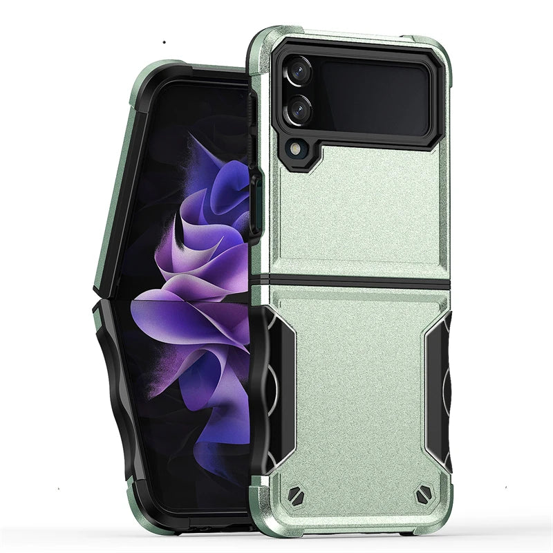 Military Grade Shockproof Case for Samsung Galaxy Z Flip 6 - Rugged Armor Protection for Outdoor, Sports & Daily Use