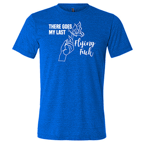 Funny Unisex Sarcastic T-Shirt - 'There Goes My Last Flying Fuck' Graphic Tee for Casual Wear, Parties & Gifts
