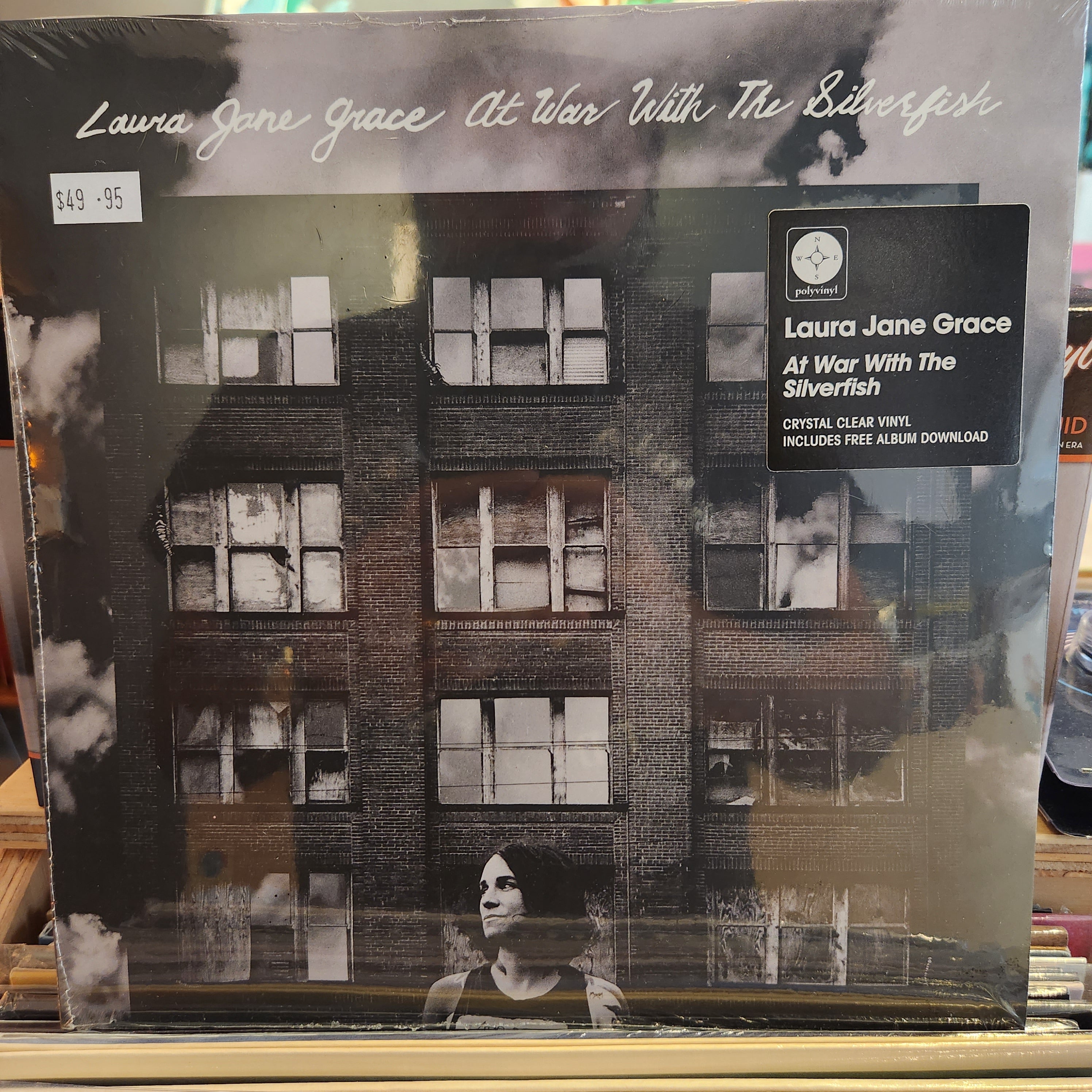 Laura Jane Grace - At War with the Silverfish Colored Vinyl EP | Punk Rock Music Record for Collectors & Music Lovers | Perfect for Vinyl Collections & Home Listening