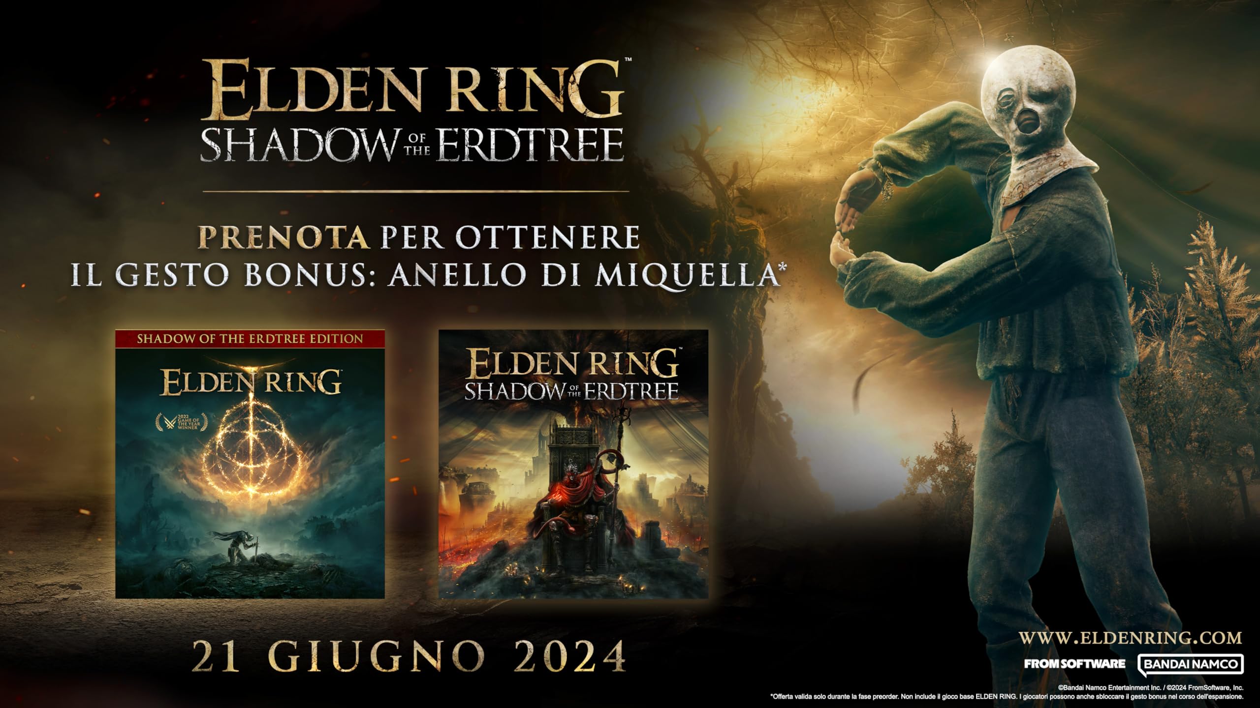 ELDEN RING Shadow of the Erdtree PS5 Game - Action RPG Adventure for PlayStation 5 | Epic Fantasy World Exploration & Boss Battles | Perfect for Hardcore Gamers & Soulslike Fans