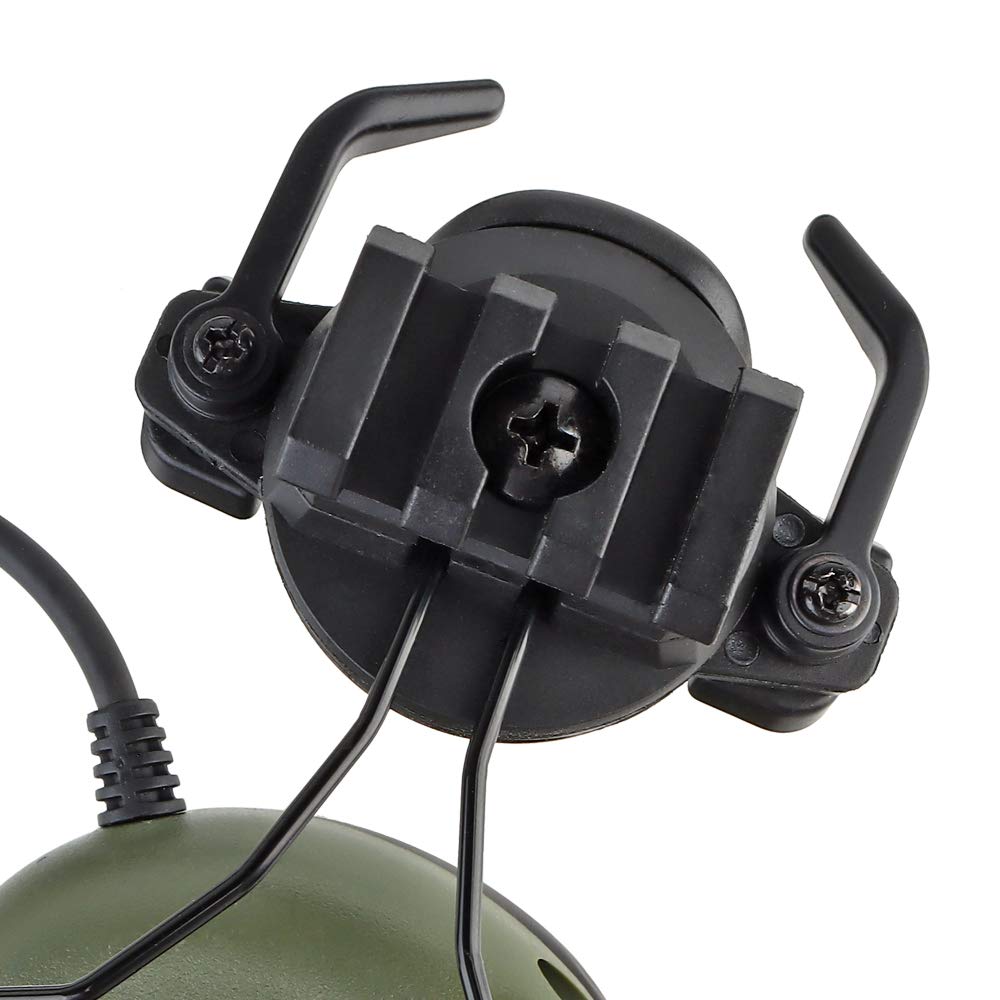 ATAIRSOFT Tactical Headset with Microphone - Military Grade Waterproof Shooting Headphones for Hunting, Airsoft & Outdoor Sports - Clear Communication Earmuffs (No Noise Reduction) - Perfect for Range Training, Paintball & Tactical Operations